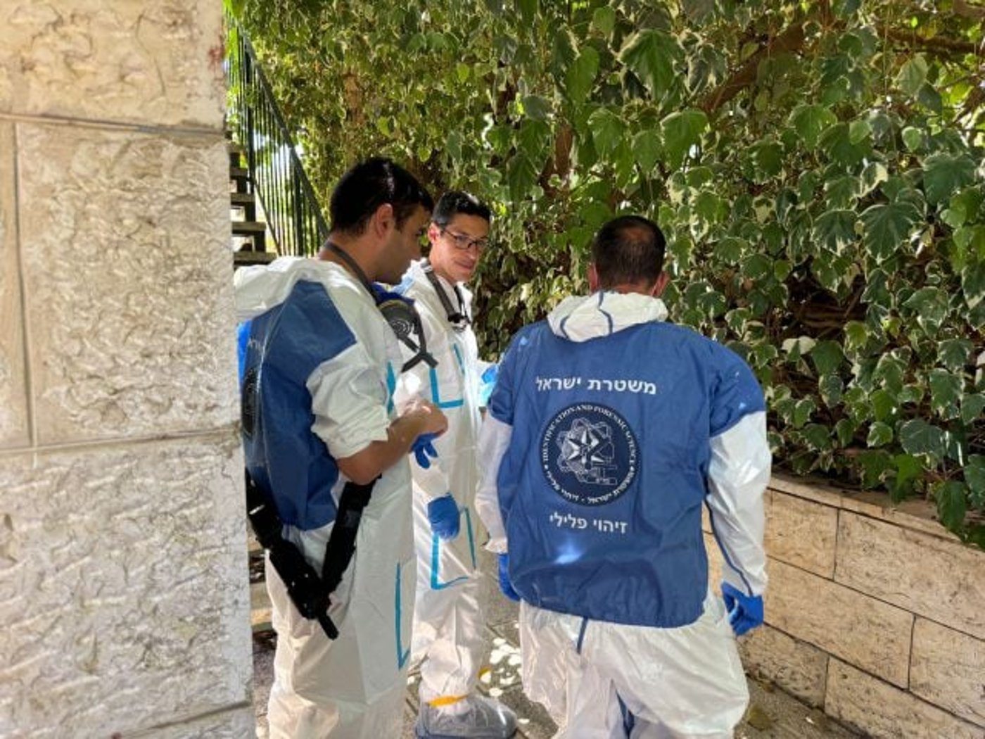 זירת הרצח בגבעון החדשה (דוברות המשטרה)