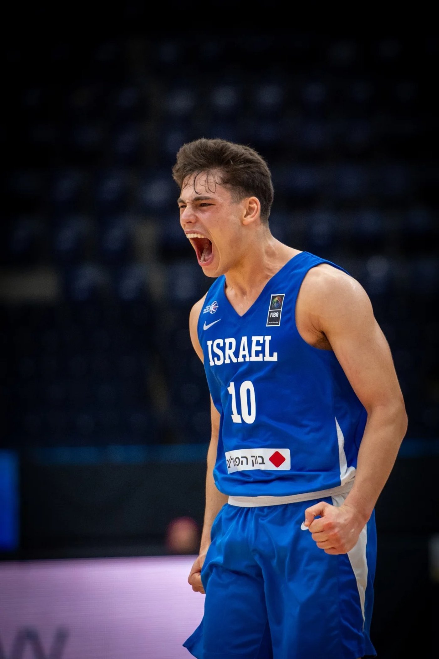 עומר מאייר בנבחרת הנוער (באדיבות FIBA)