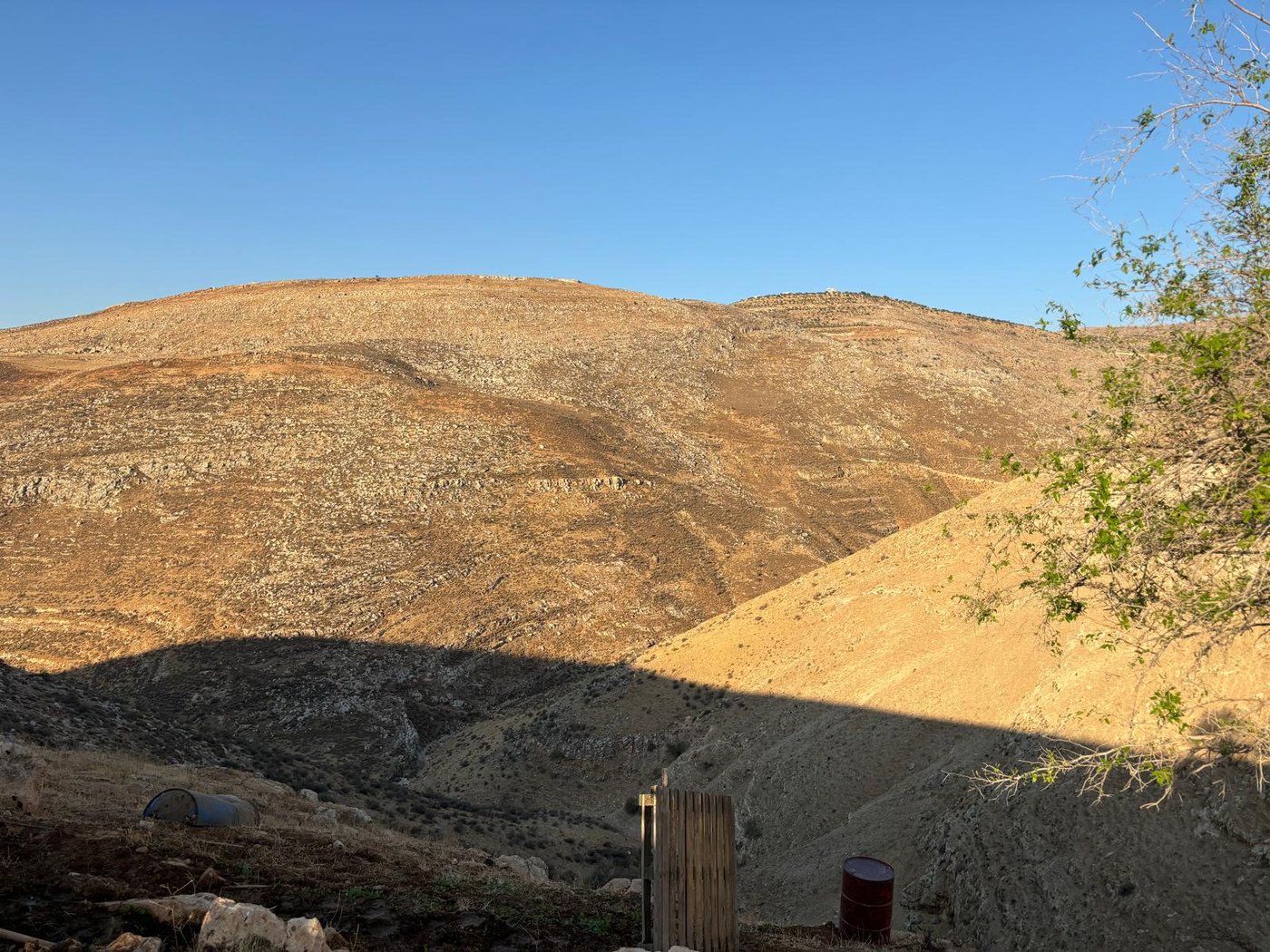 הנוף הנשקף מהנקודה השנייה שהקים נעם (קרדיט: נעם ג'קסון)