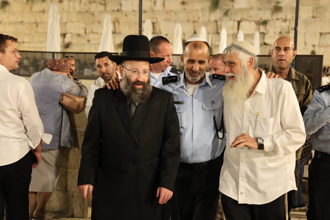 התחנה הראשונה של המפכ"ל החדש: הכותל המערבי