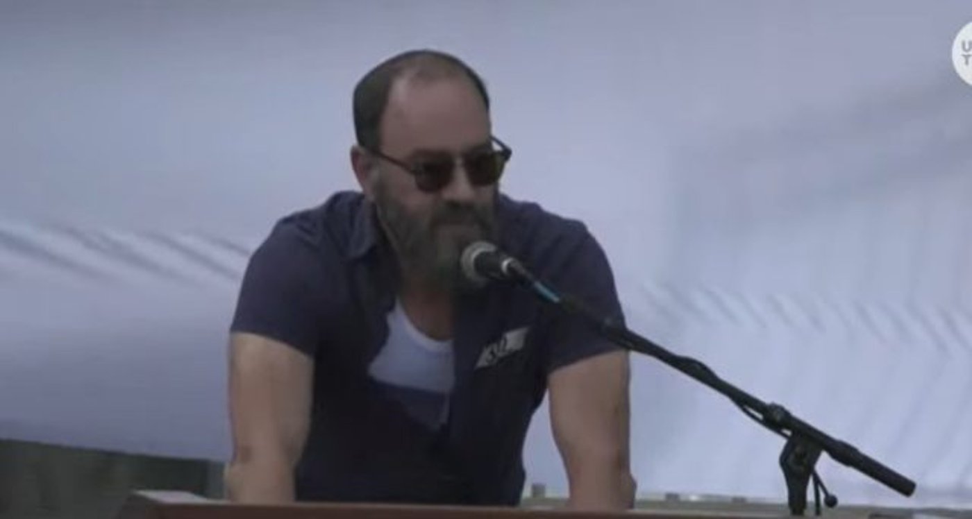 אביו של הרש (צילום מתוך השידור)