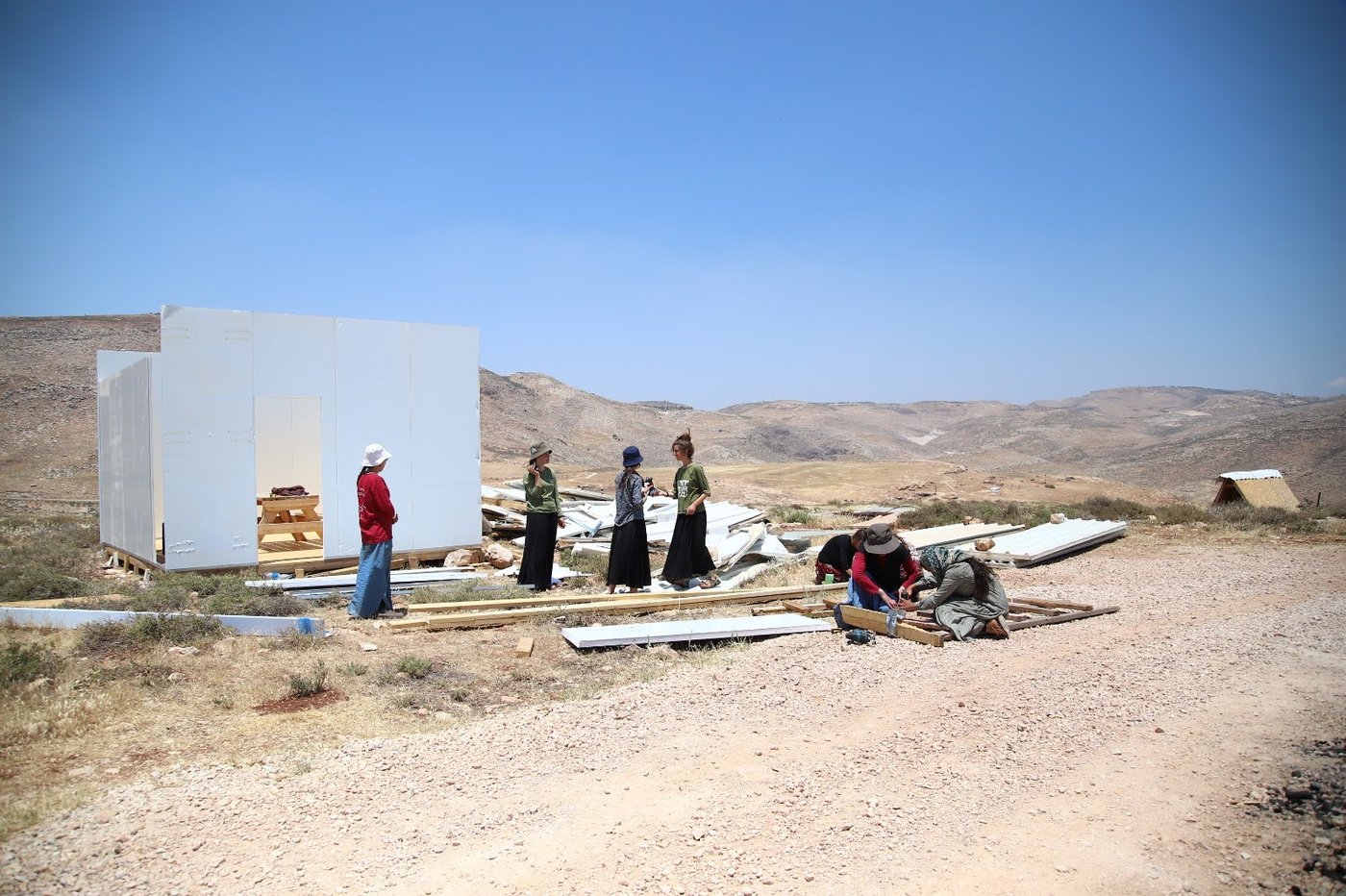 פיתוח הגבעה נמשך כל הזמן