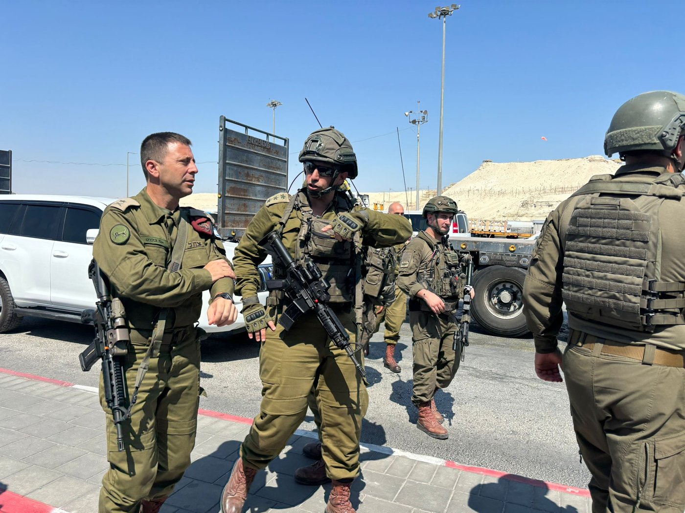 אלוף פיקוד המרכז בהערכת מצב (דובר צה"ל)