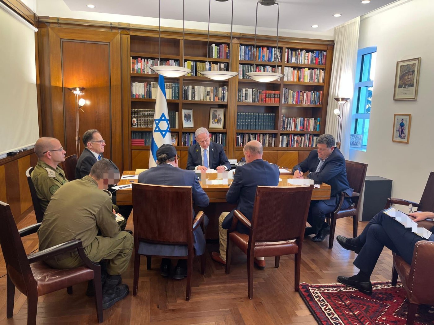 נתניהו בשיחה עם ביידן