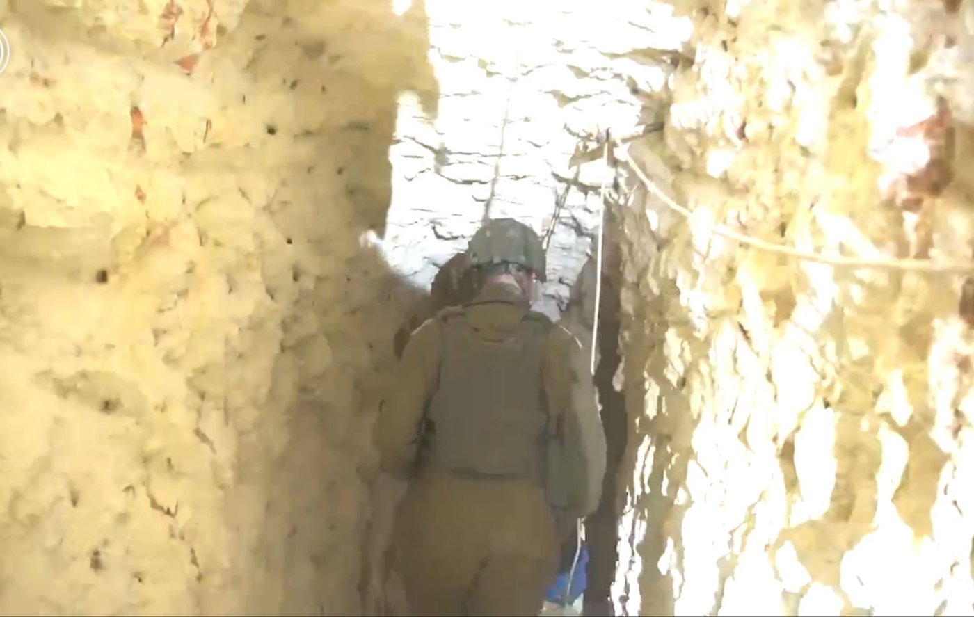 מנהרת חיזבאללה חצי קילומטר משטח ישראל (דובר צה"ל)