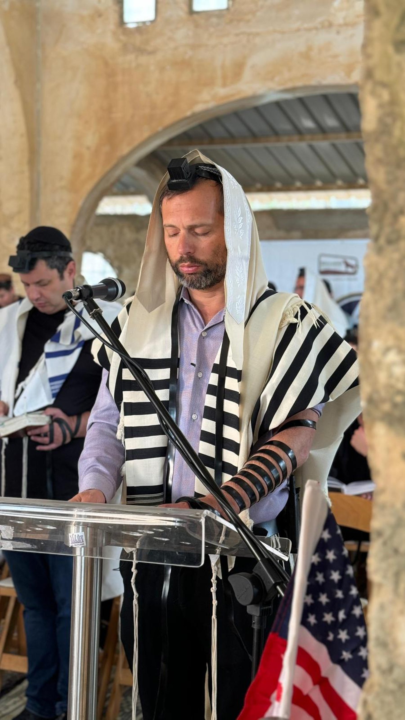 ראש המועצה האזורית בנימין, ישראל גנץ. (קרדיט תמונות- שחר כהן)