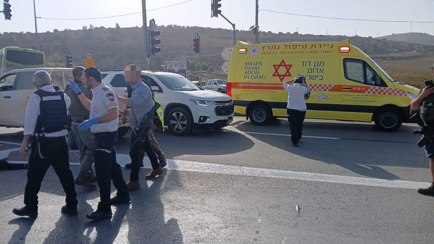 פיגוע דריסה בכניסה לישוב שילה בבנימין; 2 פצועים קל