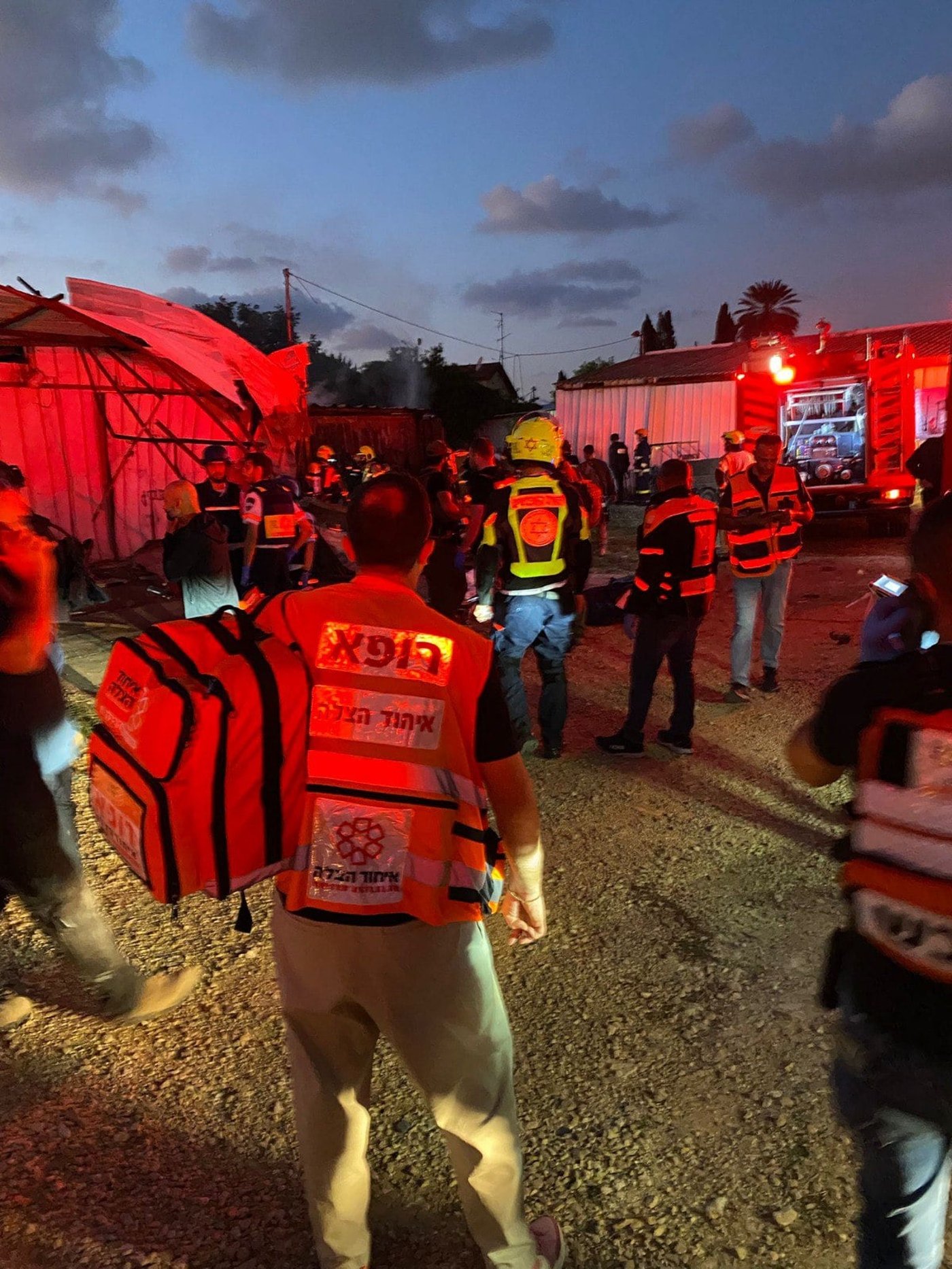 פגיעה ישירה בנהריה: שני בני אדם נהרגו