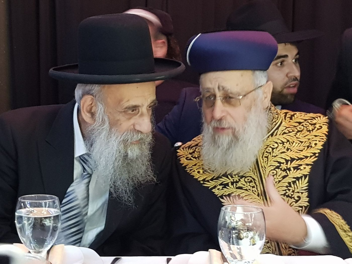 הרב דוד שלום צדקה יחד עם הרב יוסף (Itsik665 ויקימדיה)