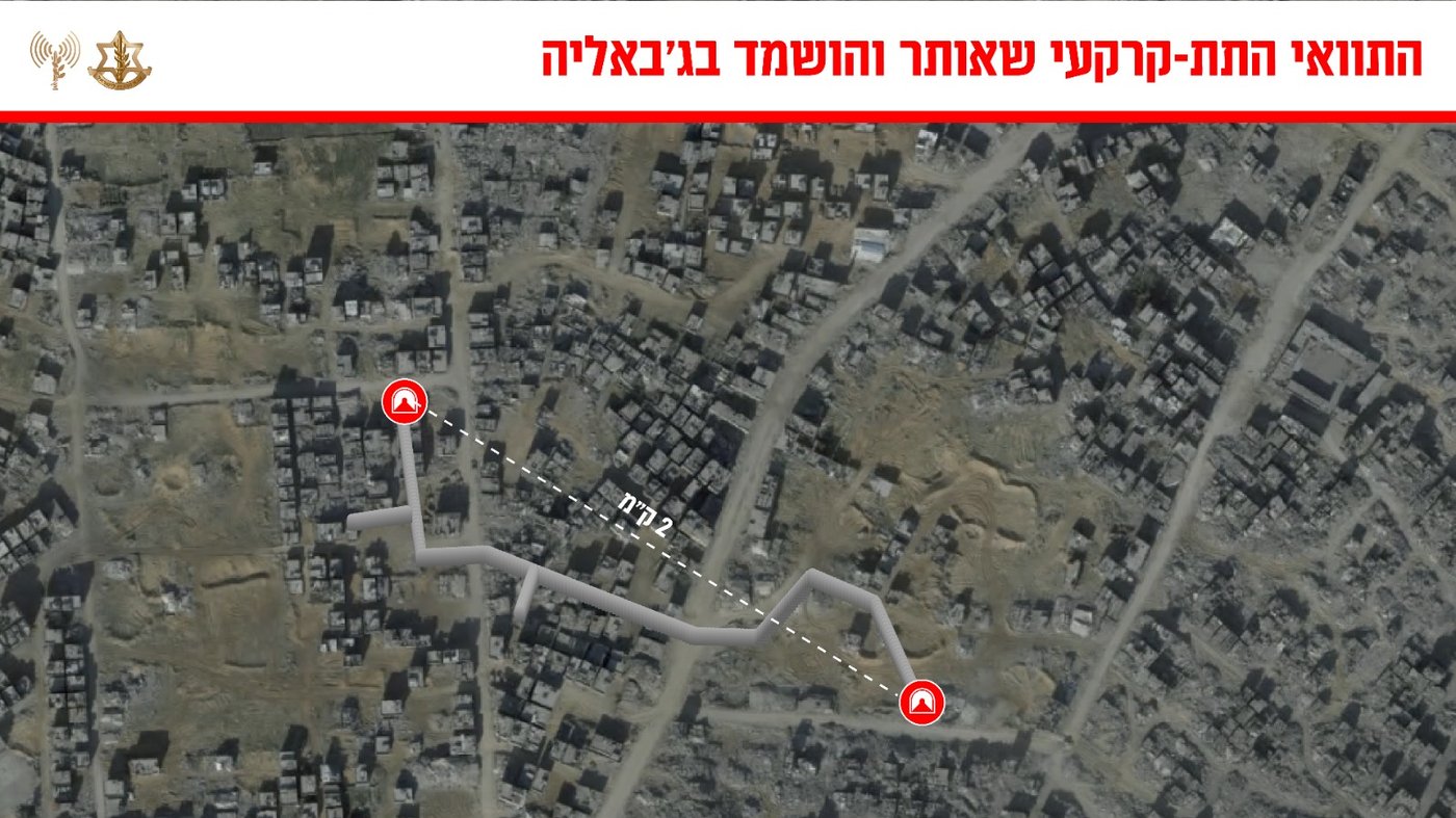 גרפיקה של המנהרה (באדיבות דוצ)