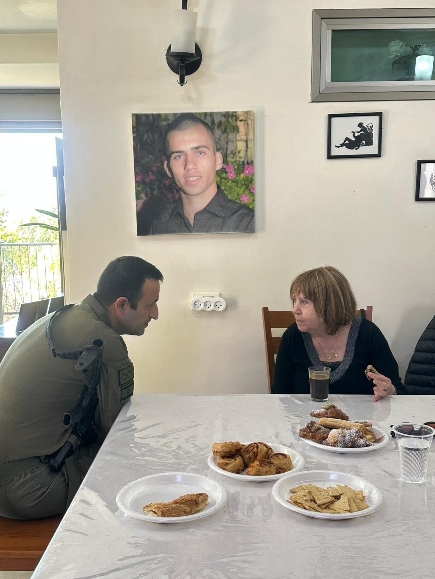 המג"ד מצוק איתן ביקר את זהבה שאול: אורון שלכם, אורון שלנו שב