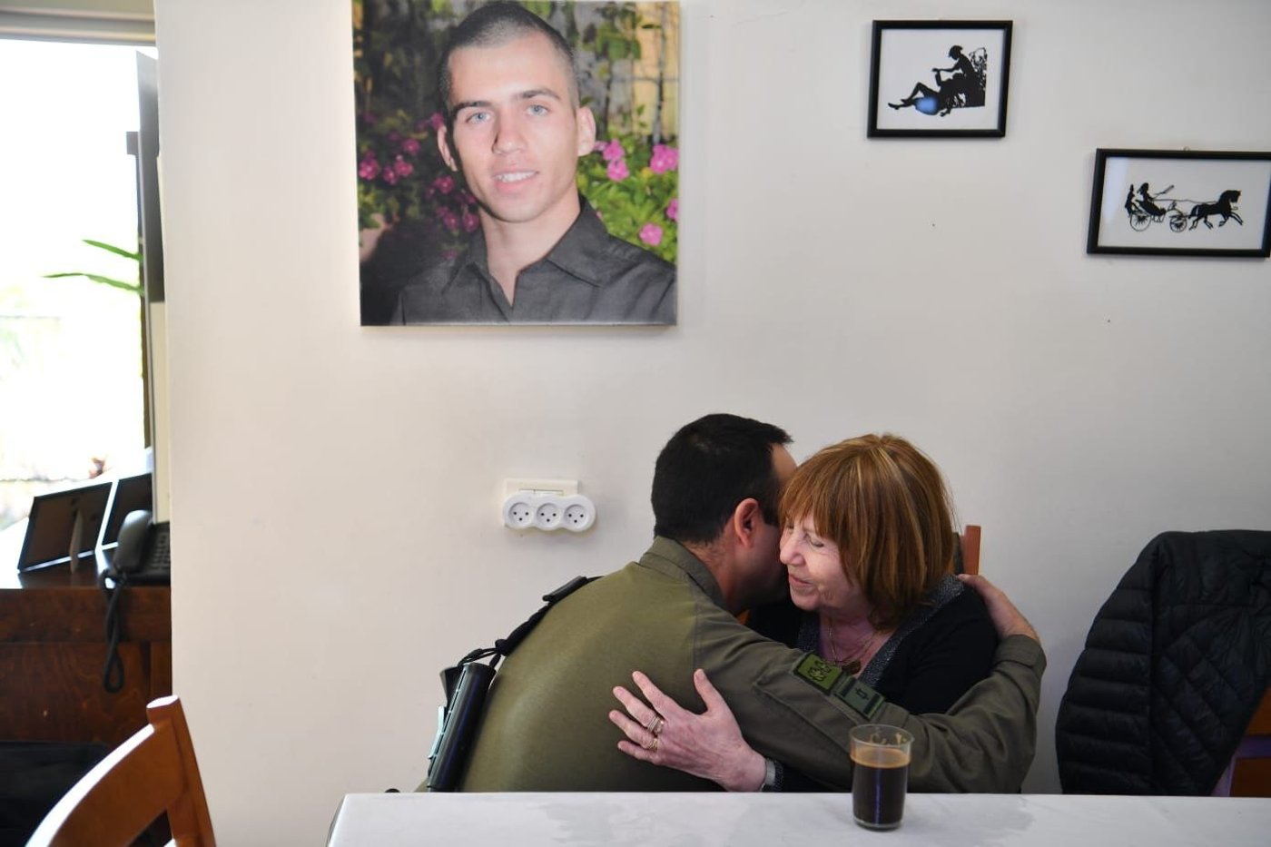 המג"ד מצוק איתן ביקר את זהבה שאול: אורון שלכם, אורון שלנו שב