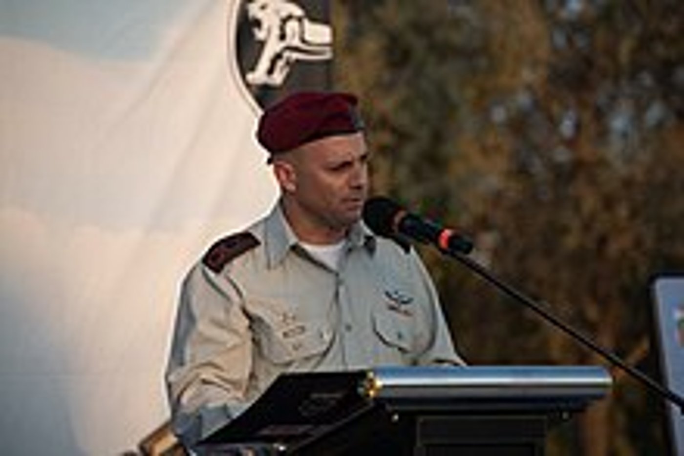 מח"ט בנימין לירון ביטון (דובר צה"ל)