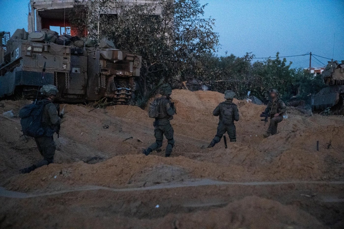 כוחות צה"ל בציר מורג (דובר צה"ל)