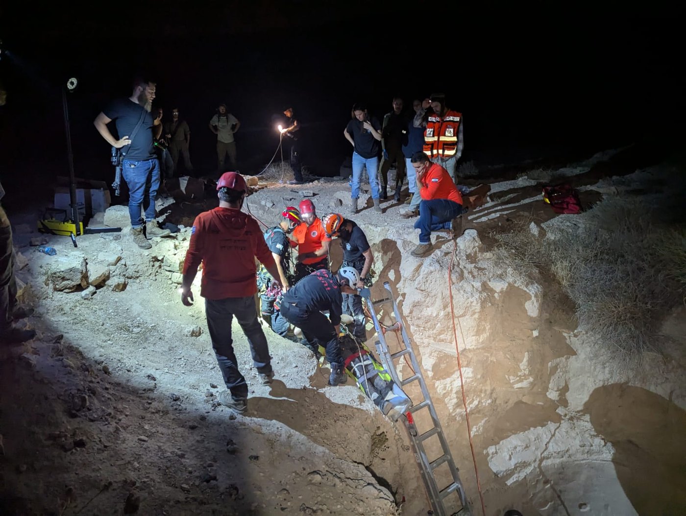 תושב ארה"ב חולץ לאחר שנפל בנחל תקוע