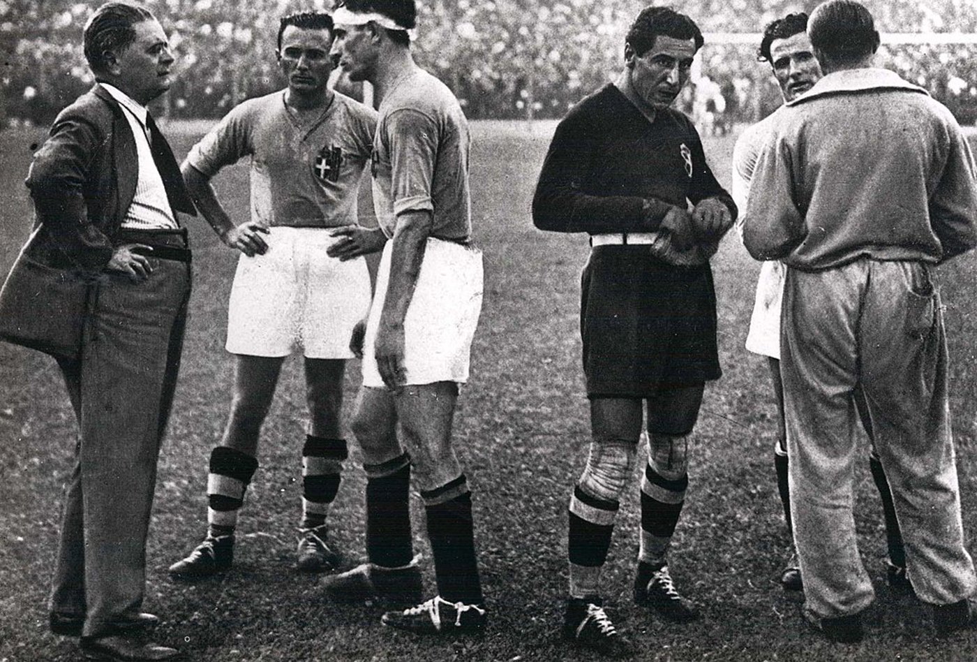 ויטוריו פ'וצו במהלך גמר 1934 |