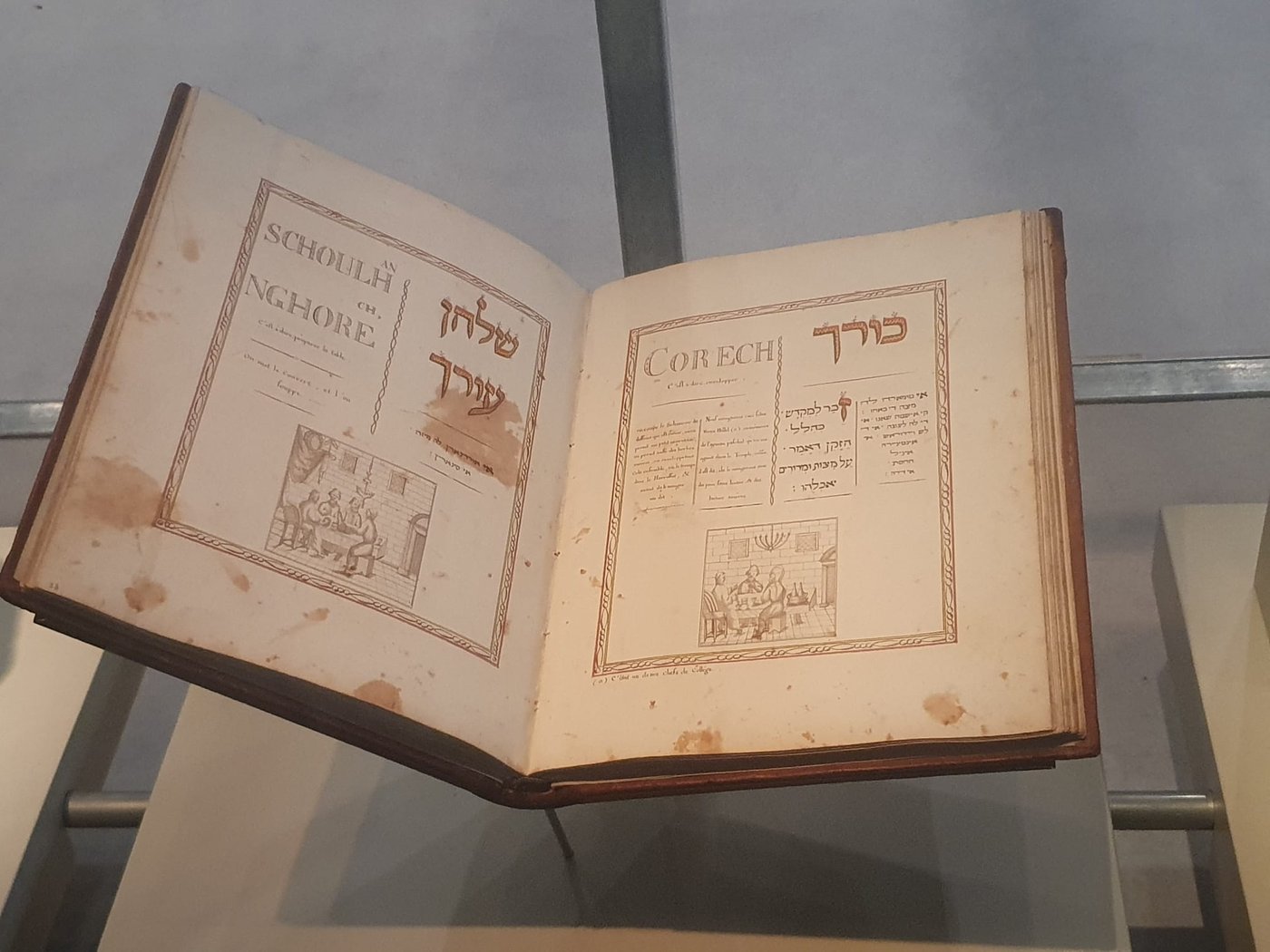 הגדה של פסח עם כתמי יין (סרוגים)