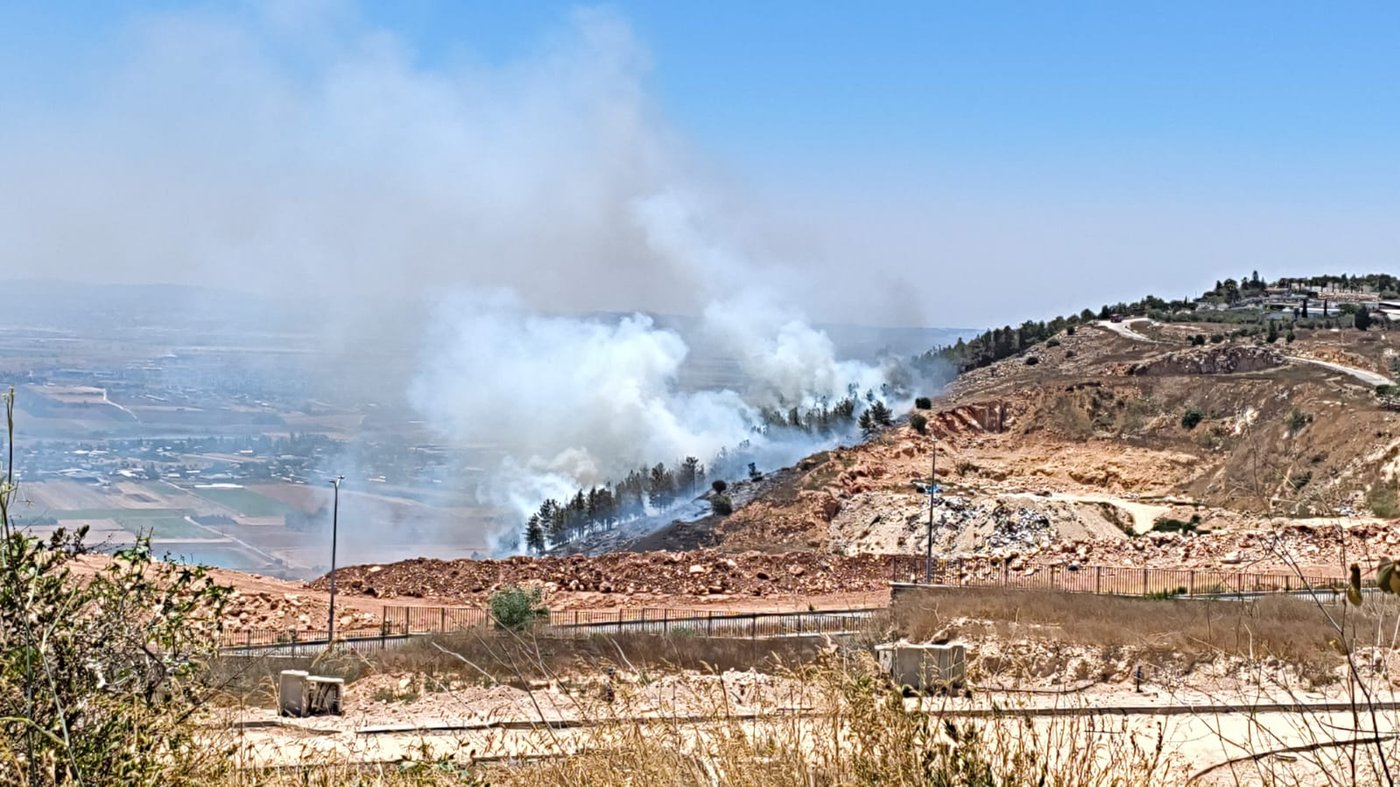 השריפה בהר קפיצה.