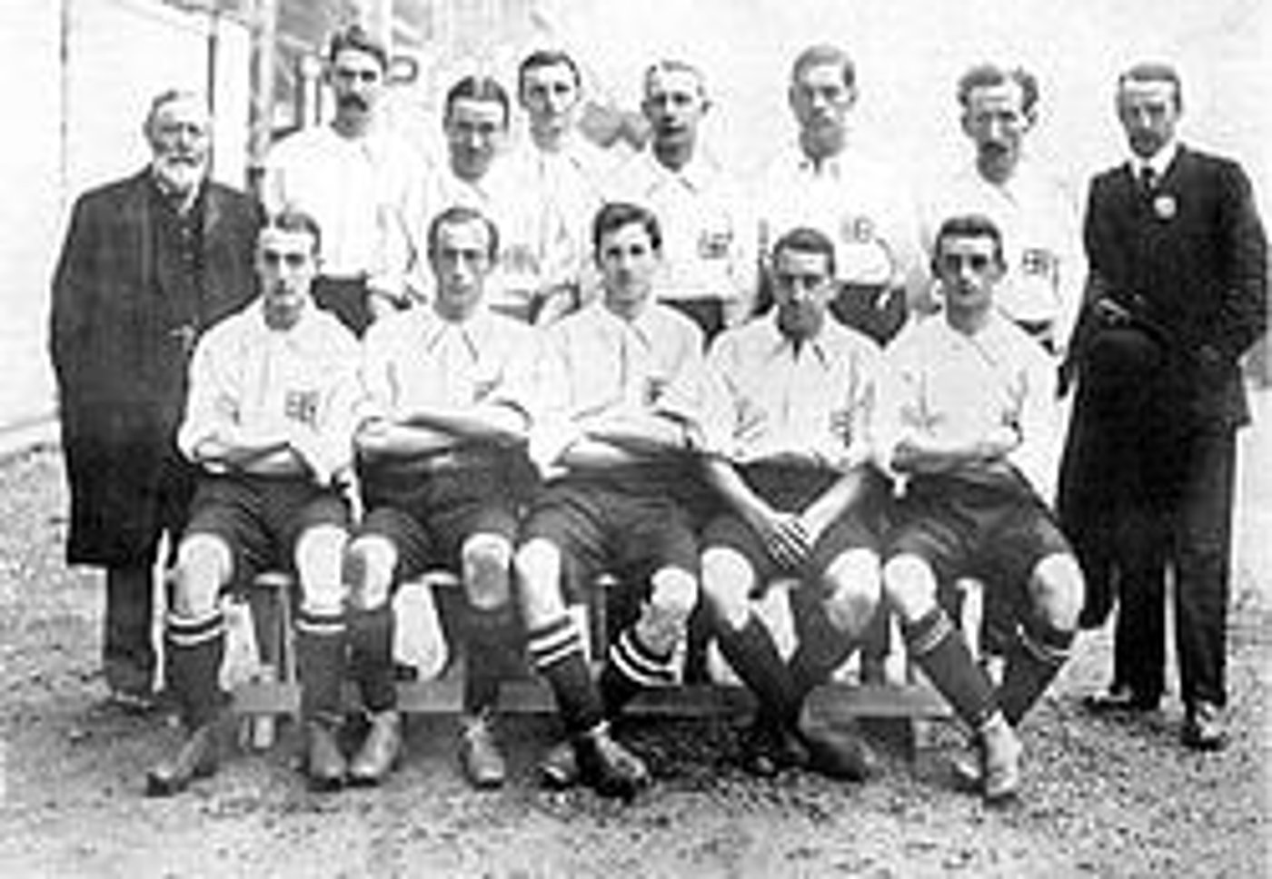 נבחרת בריטניה ב-1908 |