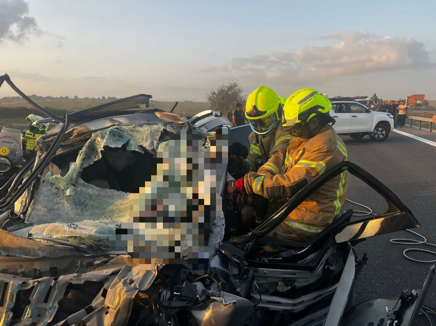 אסון בכביש 6: גבר בן 30 נהרג מפגיעת משאית