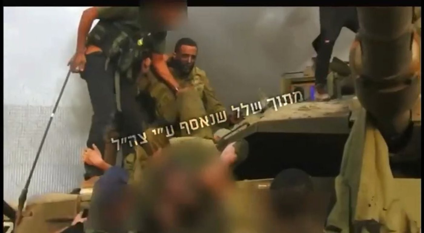 צפו: סרטון החטיפה של נמרוד כהן מהטנק לרצועת עזה