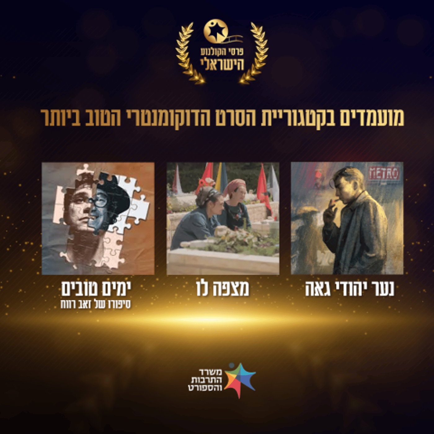 תיעודי – טקס פרסי הקולנוע 2025