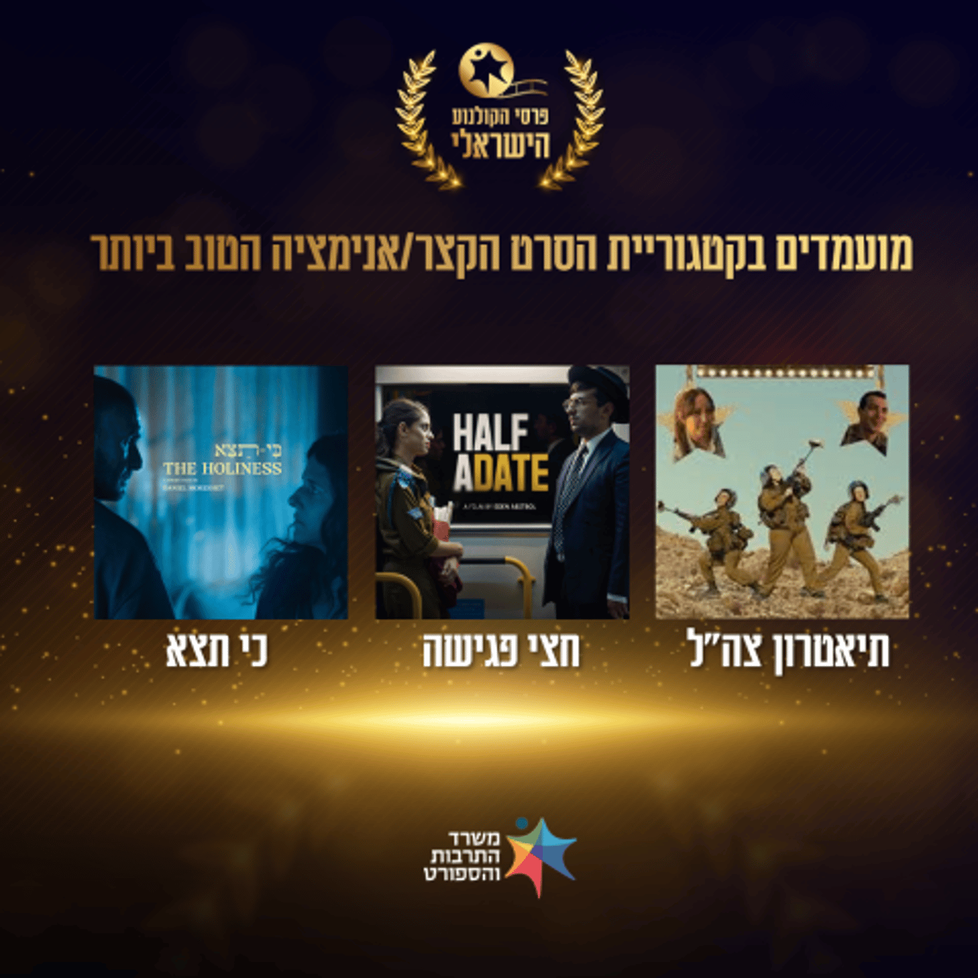 קצר\אנימציה – טקס פרסי הקולנוע 2025