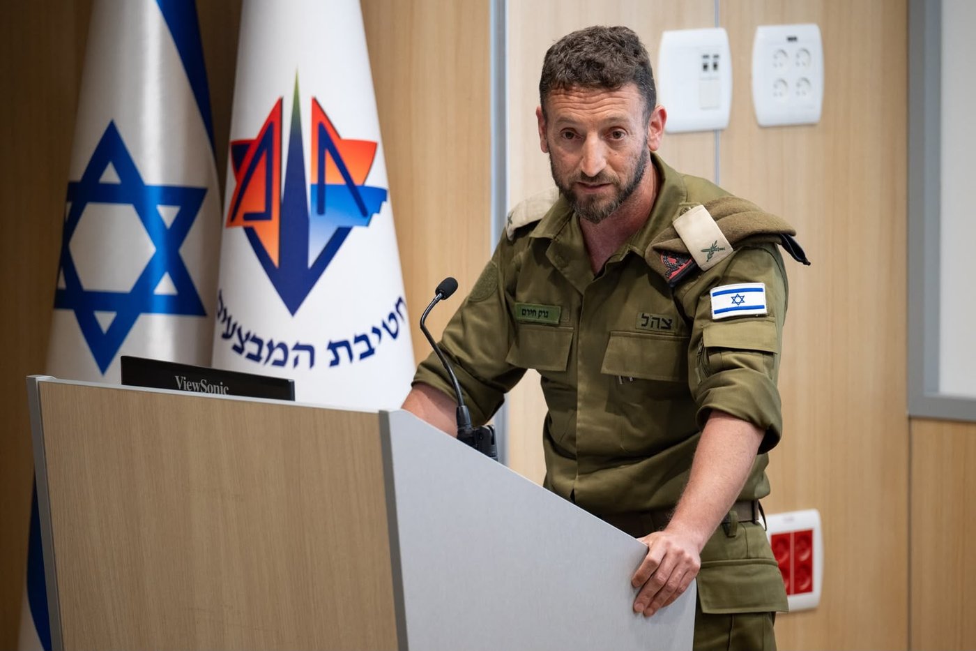 ברק חירם בטקס הכניסה לתפקיד