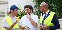 סופגניה חזיתית: אנדרדוס במערכון חדש לחנוכה. צפו