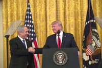 נתניהו וטראמפ, ההכרזה על עסקת המאה