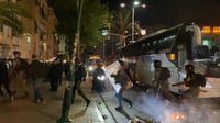 הפשיטה המשטרתית בעיר, הלילה.