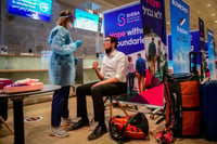 בדיקת קורונה בנתב"ג