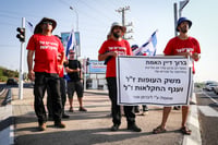 מחאה נגד הרפורמה בחקלאות