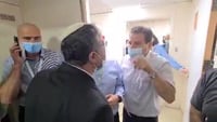 מהומה בבי"ח קפלן: איימן עודה דוחף את בן גביר | צפו