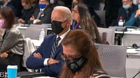 פעם נוספת: ביידן תועד ישן במהלך ועידת האקלים • צפו
