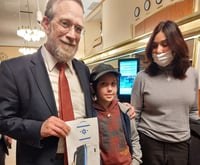 הילד שנמלט מאוקראינה במחווה שריגשה את הח"כים