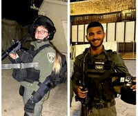 שיראל אבוקרט ויזן פלאח שנרצחו אמש בפיגוע