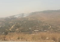 שריפות מתפשטות ליד היישוב יצהר – חשד להצתה