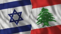 דגלי לבנון וישראל (שאטרסטוק)