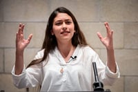 הדר מוכתר. גם היא מנסה לפנות לצעירים חרדים (צילום: אבשלום ששוני, פלאש 90)