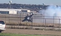 תאונה חריגה בארה"ב: מטוס F35 התרסק בנחיתה