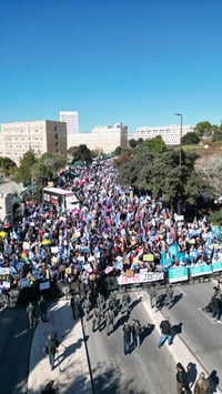 מחאת אזרחים היום נגד הקמת הממשלה