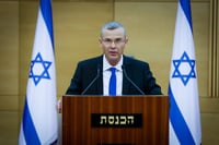 יריב לוין (אוליביה פיטוסי: פלאש 90)