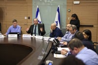 הדיון בוועדת החוקה על חוק יסוד השפיטה. קרדיט
