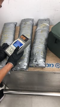 החבילה החריגה שנמצאה במזוודה של נוסע בנתב"ג