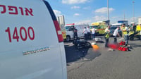 תאונה קטלנית באשדוד: רוכב אופנוע נהרג בכביש 4