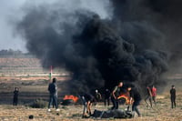 אירועי האלימות בגבול עזה (Photo by Abed Rahim Khatib/Flash90)