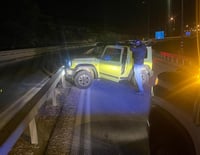 רכב ובו 2 פלסטינים עורר חשד ונמצא גנוב בדרך ליו"ש