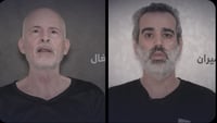 חמאס מפרסם: תיעוד החטופים קית' סיגל ועמרי מירן