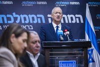 גנץ לסרוגים: ״נורמליזציה ללא הכרה במדינה פלסטינית? אין סתירה ביניהם״